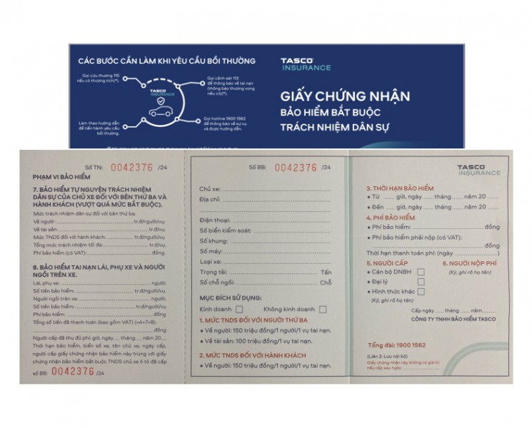 Bảo hiểm TNDS -  TASCO