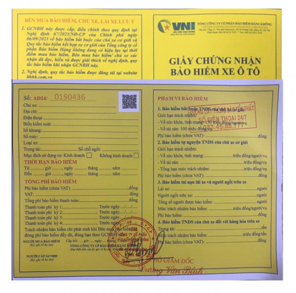 Bảo hiểm TNDS - VNI