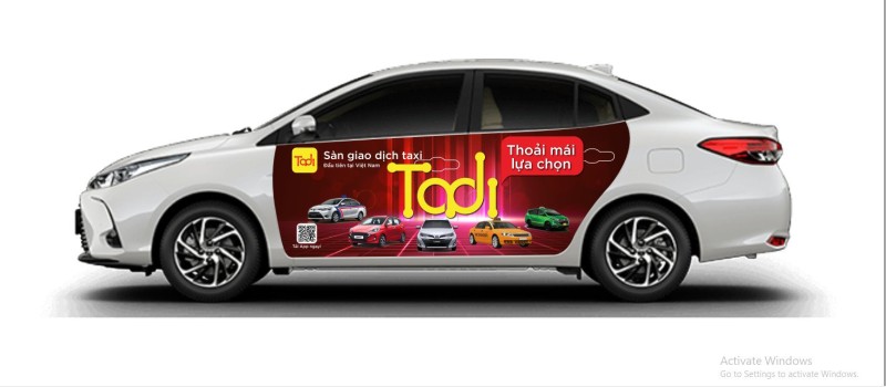 DỊCH VỤ QUẢNG CÁO TRÊN Ô TÔ, XE HƠI, XE GRAB CHẠY DỊCH VỤ