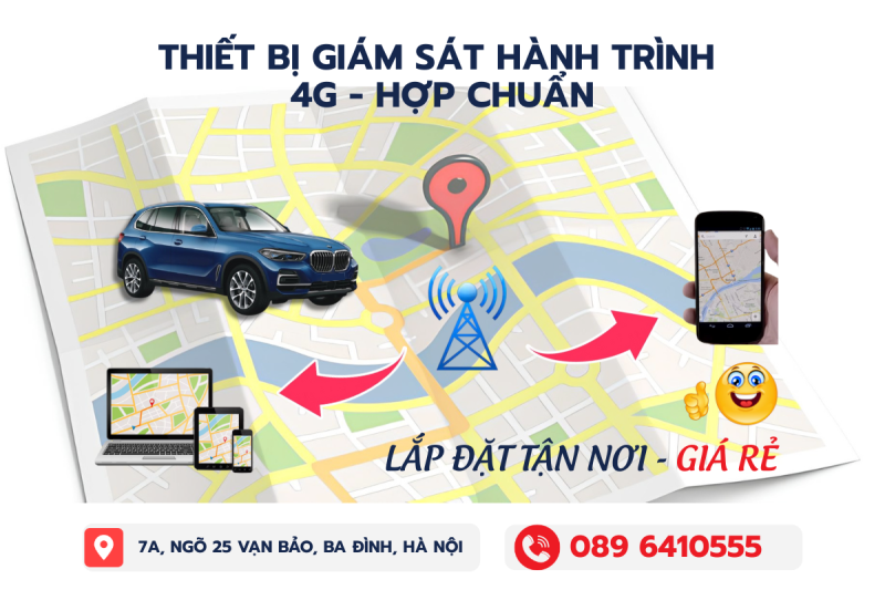 LẮP ĐẶT ĐỊNH VỊ Ô TÔ
